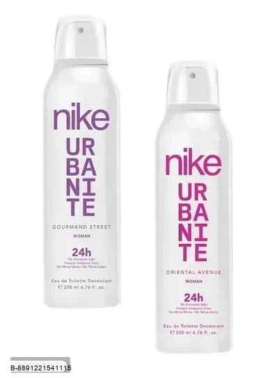 NIKE Urbanite Gourmand Street/Oriental Avenue Woman Deodorant Pack Of 2 (200ML Each)