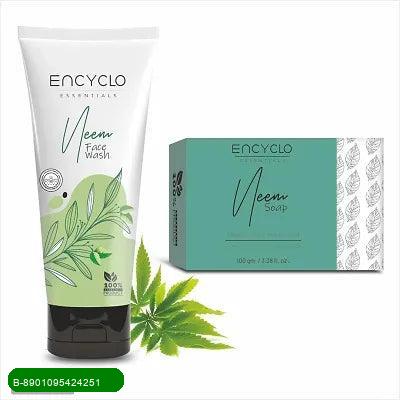 BestoSale.Com-Image 1-Encyclo Neem Face Wash + Soap Combo
Revitalize your skincare routine with our Encyclo Neem Face Wash and Soap Combo. Crafted for those who seek gentle cleansing without compromising on nourishment, this combo is a perfect addition to your daily regimen.
The Neem Face Wash effectively removes impurities and excess oil, while its natural ingredients work to soothe and rejuvenate your skin. Say goodbye to dullness and hello to a radiant complexion!
Complementing it is the Neem