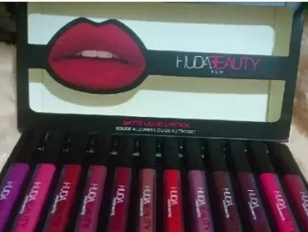 EWY HUDDA BEAUTY LIPSTIC PACK OF 12