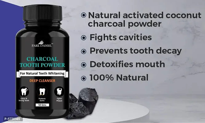 Charcoal Teeth Whitening Powder - Naturally Whiten Teeth