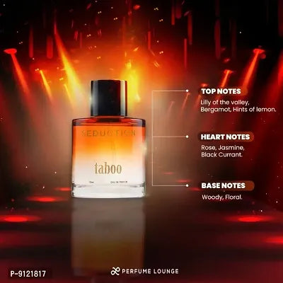 Taboo Seduction by Perfume Lounge| Premium  Long Lasting, Skin Friendly Fragrance Perfume for Women | Gift For Women | Birthday Gift for Girlfriend- 100 ml