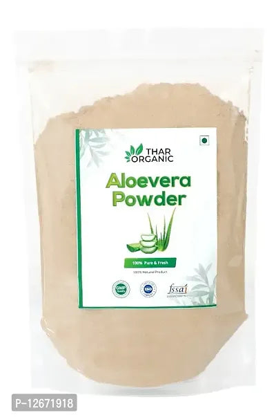 Thar organic Aloe Vera Powder | Aloe Vera Powder for Face | Aloe Vera Powder for Skin | Aloe Vera Powder Organic | Aloe Vera Powder for Hair, 400 Gram