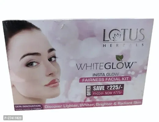 Lotus Herbal White Glow Fairness Facial Kit,