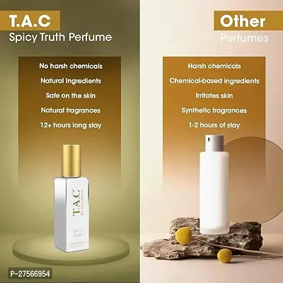 T.A.C - The Ayurveda Co. Spicy Truth Perfume, Eau De Parfum For Citrusy with Fruity Hints, Long Lasting Fragrance - 20ml