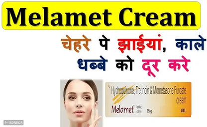 Melamet Fairness Cream Also Reduces Scars, Marks, Day  Night Cream And Dark Circles (15gm Each) (Pack Of 4)