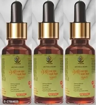 Shree Ramkripa Nabhi Tailam Oil | 100% Pure  Natural Nabhi Oil For Men  Women - Pack of 3 Bottle of 30ML