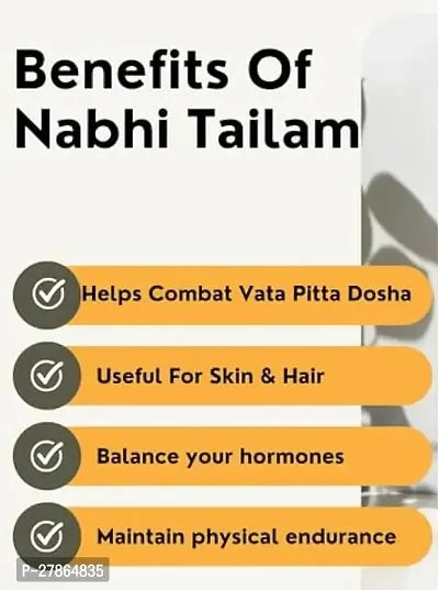 Shree Ramkripa Nabhi Tailam Oil | 100% Pure  Natural Nabhi Oil For Men  Women - Pack of 3 Bottle of 30ML