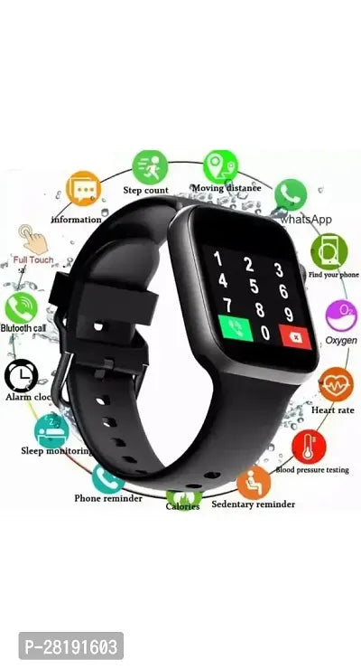 T500 Black Smart Watch For Boys And Girls