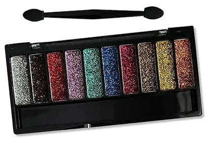 PROFESSIONAL 10 COLOR GLITTER EYESHADOW