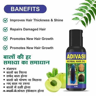 Adivasi Herbal Hair Oil For Hair Growth 60ML