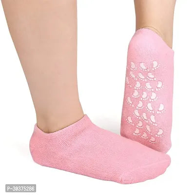 Socks Gel Soft Moisturizing Gel Socks, Gel Spa (1 Pair, Assorted Multi)