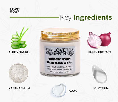 Love Earth Organic Onion Hair Mask (100 g)