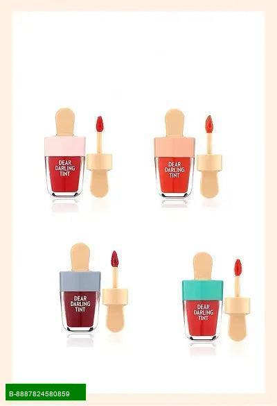 Product Indulge in Color with Our Ice Cream Shape Matte Lipstick Set!    Transform your lips into a canvas of vibrant colors with our delightful Ice Cream Shape Matte Lipstick Set! This set includes 4 beautifully crafted lipsticks, each shaped like your f