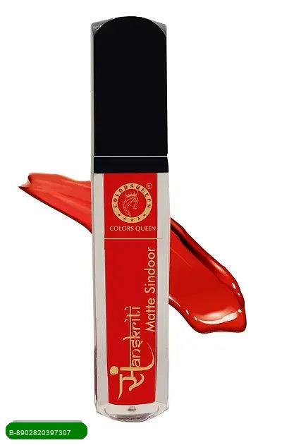 BestoSale.Com-Image 2-Elevate your beauty routine with the Colors Queen Waterproof Sanskriti Matte Sindoor. This stunning sindoor in a vibrant red shade is designed to complement all skin types, ensuring you look radiant on every occasion.Key Features:

Waterproof Formula: Stay worry-free with a long-lasting, waterproof finish that keeps your look intact throughout the day.

Matte Finish: Enjoy a sophisticated matte texture that enhances your beauty without any shine.

Universal Shade: The class