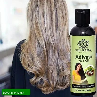 BestoSale.Com-Image 1-Revitalize your hair with Adivasi New Herbal Hair Oil, a perfect blend of nature&#x27;s finest ingredients designed to nourish and strengthen your hair. This 100 ml bottle is packed with herbal extracts that promote healthy hair growth while providing essential moisture and shine.Key Benefits:

Natural Ingredients: Formulated with a unique mix of herbs.

Nourishing Formula: Deeply penetrates the scalp for enhanced health.

Strengthens Roots: Helps reduce hair fall and break