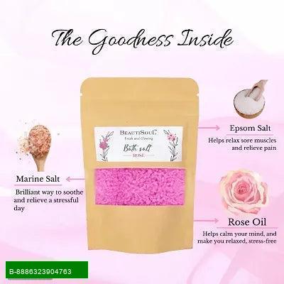 Product Transform your bathing experience with our luxurious Bath Salts, specially formulated for all skin types. Dive into a world of relaxation and rejuvenation as you immerse yourself in soothing waters enriched with natural minerals.Key Features:

Nat