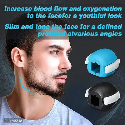 Silicon jawline Exercise Ball for Men & Woman,Exercise Ball for face Cut & face line jawline Shaper and Slim,face Fat Reducer,Neck Chin &jaw Liner Tool for Men%Women