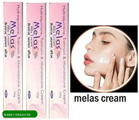 BestoSale.Com-Image 1-Unlock Radiant Skin with our Professional Melas Cream. This exceptional cream is specially formulated to enhance your skin's natural glow and provide deep nourishment. Each pack contains three jars, ensuring you have an ample supply for continuous care.Key Benefits:
Brightens and evens skin tone
Hydrates and moisturizes deeply
Reduces signs of aging and fatigue
Usage: Apply a small amount on clean skin twice daily for best results. Suitable for all skin types.