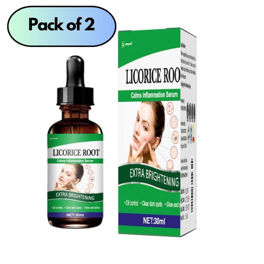 Licorice Root Calms Inflammation Serum 60ml Pack of 2