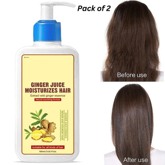 Ginger Juice Moisturizes Hair 100ML (Pack of 2)