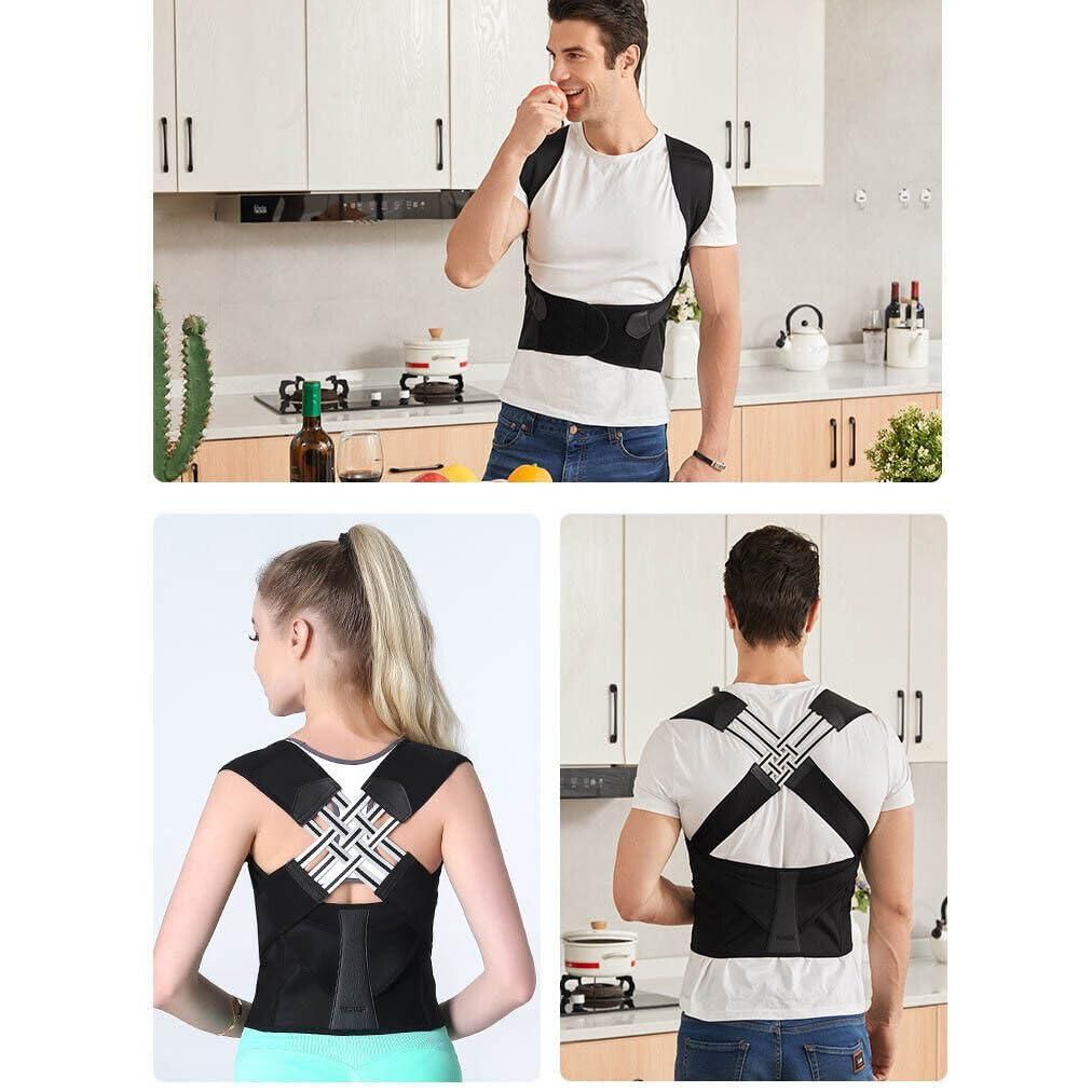 Product Name: Adjustable Back Posture Corrector/ Slouching Relieve Pain Belt Women Men Package Contains: 1 Piece Of Posture, Material: Others, Color: Color as per availability, LxWxH: 18x 17x 10, Weight: 400 gms