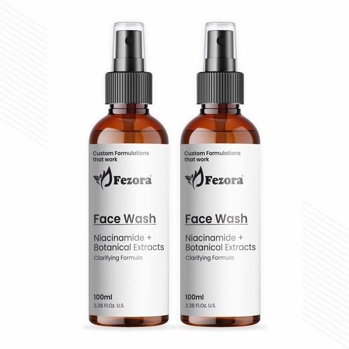 Fezora Face Wash Niacinamide + Batanical Extract 100ML (Pack of 2)