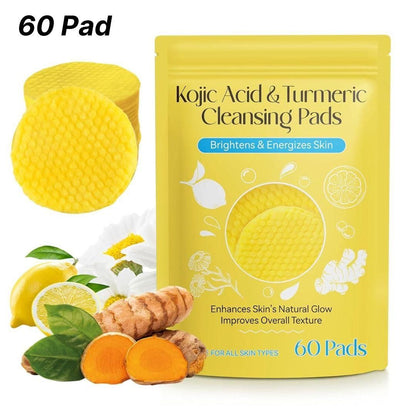 Turmeric Kojic Acid Cleansing Pads (60 Pads)