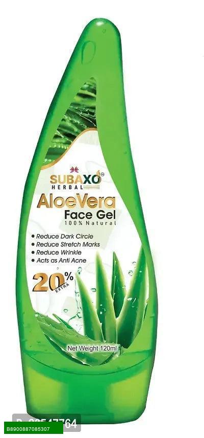 BestoSale.Com-Image 2-Experience the Power of Nature!
Introducing the Subaxo Herbal Aloe Vera Face Gel, a multi-functional skincare solution designed to enhance your natural beauty. This remarkable gel not only reduces dark circles but also acts as a potent anti-acne and anti-pimple treatment. Enriched with the goodness of aloe vera, it helps in reducing stretch marks, ensuring your skin remains smooth and radiant.
Why Choose Subaxo Herbal Aloe Vera Face Gel?


Natural Ingredients: Formulated wi