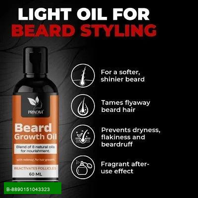 Product Elevate Your Grooming Routine with Our Premium Beard Oil!Introducing our luxurious Beard Oil, expertly formulated to nourish and hydrate your beard while promoting healthy growth. Suitable for all skin types, this oil is designed to soften coarse 