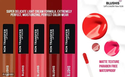 Non Transfer Waterproof Super Stay Matte Ink Bold Lip Color Combo Pack of 12