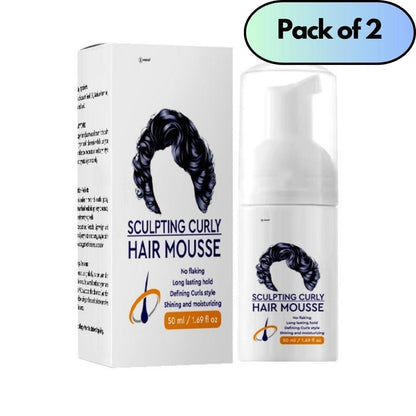 Sculpting Curly Hair Mousse 100 ml Pack of 2