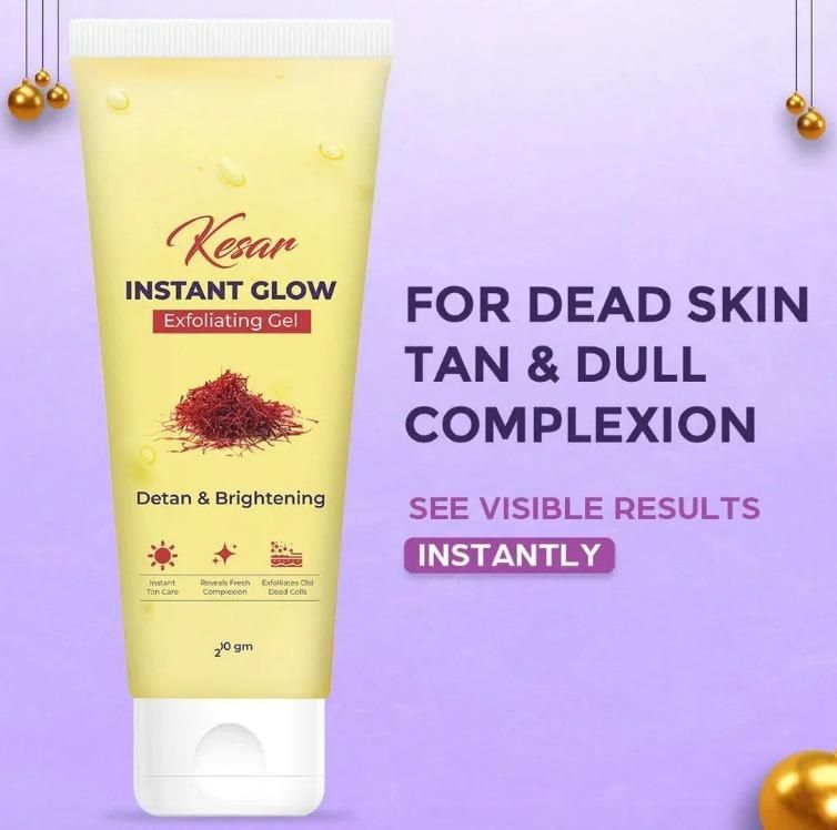 Kesar Instant Glow Exfoliating Gel - 60g