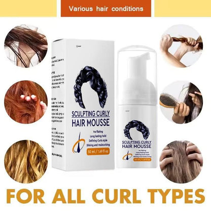 Sculpting Curly Hair Mousse 100 ml Pack of 2