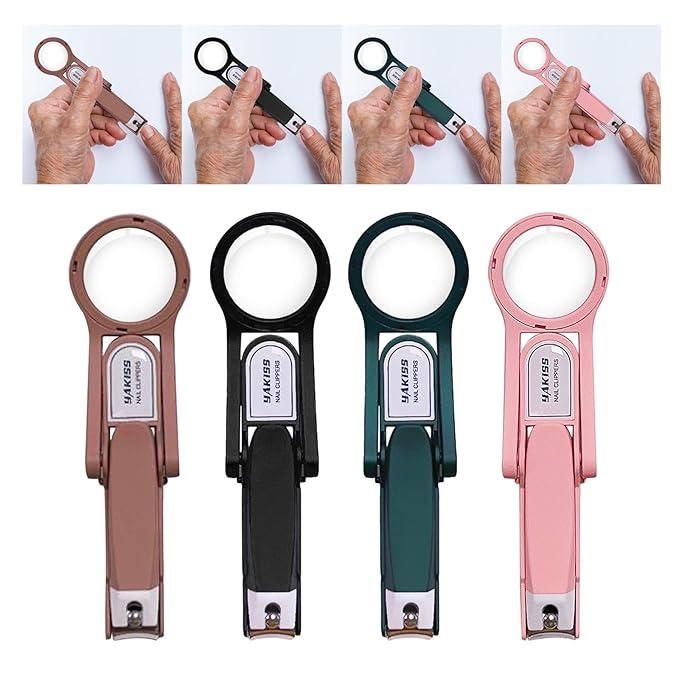 Nail Clipper with Magnifying Glass