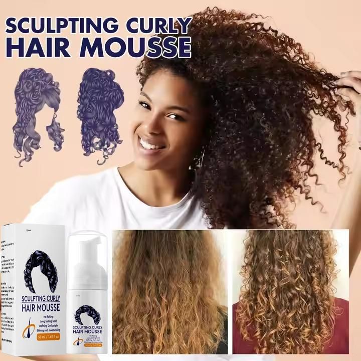 Sculpting Curly Hair Mousse 100 ml Pack of 2