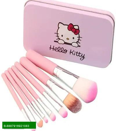 Product Transform Your Makeup Routine!  Introducing the Hello Kitty Makeup Brush Set, a delightful collection of 7 essential brushes designed for flawless application and blending. Whether you're a makeup novice or a seasoned pro, this set is perfect for 