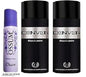 ossum Desire25ml, Denver code 50ml, Code 50ml (pack of 3) Body Deodorants for men  women.