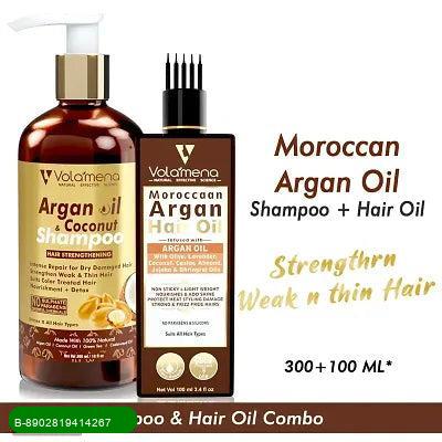 BestoSale.Com-Image 1-Revitalize Your Hair with Our Premium Argan Oil Combo!Discover the secret to luscious, healthy hair with our Argan Oil Hair Strengthening Shampoo (300 ML) and Argan Hair Oil (100 ML) combo. Infused with the nourishing properties of pure argan oil, this duo works together to:

Strengthen and protect your hair from damage.

Moisturize and hydrate each strand for a silky-smooth finish.

Add shine and vitality to dull, lifeless hair.
This combo is perfect for all hair types!