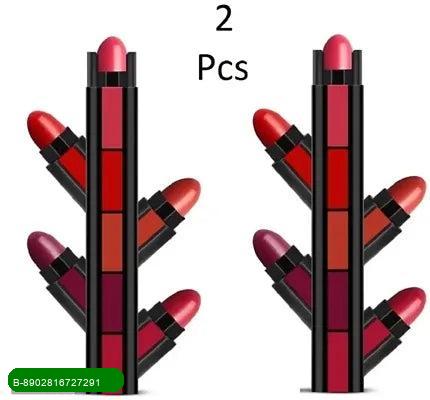 BestoSale.Com-Image 1-Introducing the revolutionary 5In1 Lipstick for Women! This versatile lipstick is designed to enhance your beauty while providing multiple benefits in one convenient product. Suitable for all skin types, it offers a stunning array of colors that cater to every occasion.Features:

5-in-1 Formula: Combines hydration, color, shine, long-lasting wear, and nourishing properties.

Rich Pigmentation: Delivers vibrant color payoff with a single swipe.

Smooth Application: Glides ef