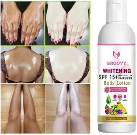 Whitening Body Lotion On SPF15+ Skin Lighten  Brightening Body Lotion Cream (100 ml) Pack Of 1