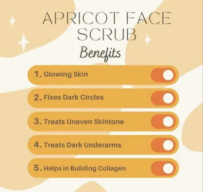 Natural Apricot Face Scrub (225 g) pack of 1