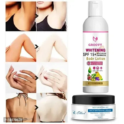 Whitening Body Lotion With Whitening Cream - Pack of 2