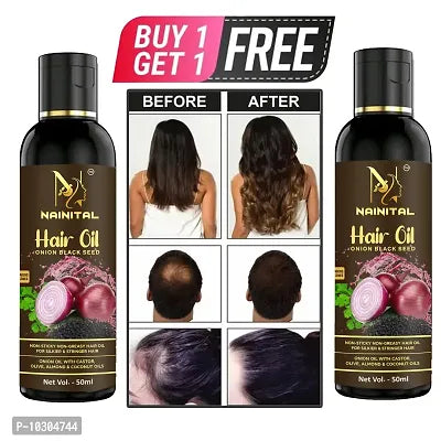 Onion Oil For Hair Regrowth - Buy 1 Get 1 Free!