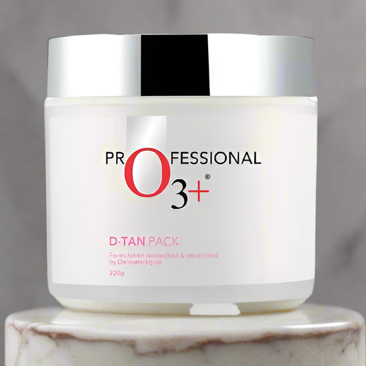 O3+ D-Tan Pack for Instant Skin Brightening and Lightening De Tan Removal 300gm