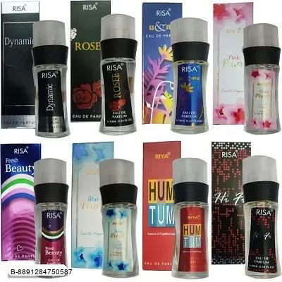 Riya (Hum Tum + Blue Pearl + U  Me + Hi Fi + Pink Pearl + Dynamic + Rosee + Fresh Beauty) Perfume (10 Ml)(8 Pcs)