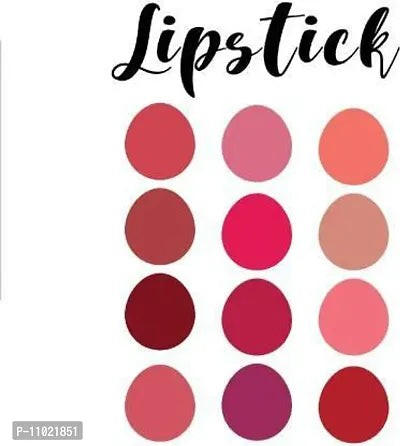 Non Transfer Waterproof Super Stay Matte Ink Bold Lip Color Combo Pack of 12