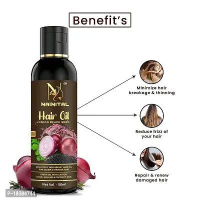 Onion Oil For Hair Regrowth - Buy 1 Get 1 Free!