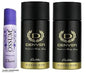 ossum Desire25ml, Denver Caliber 50ml, Caliber 50ml (pack of 3) Body Deodorants for men  women.