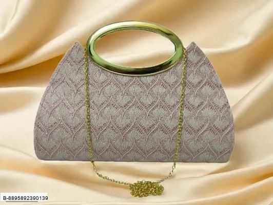 Women Pink Sling Clutch