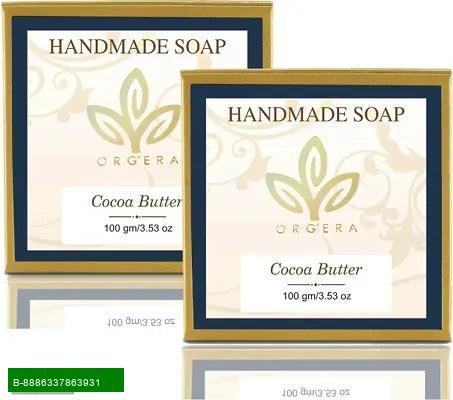 Product Org'era Cocoa Butter Soap With Vanilla (2 x 100 g) Indulge your senses with the luxurious Org'era Cocoa Butter Soap infused with the delightful essence of vanilla. This exquisite soap is designed to nourish and hydrate your skin while providing a 